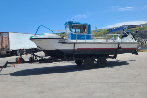 23'   1/4" Aluminum TriHull Power Boat- Tour or Work Boat