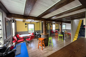 Dining area showing tables and chairs